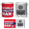 Personalised Mug York City FC World's Greatest Nan Polaroid Photo Upload Mug