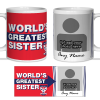 Personalised Mug York City FC World's Greatest Sister Polaroid Photo Upload Mug