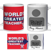 Personalised Mug York City FC World's Greatest Teacher Polaroid Photo Upload Mug