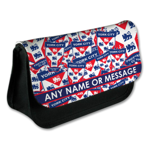 Personalised Pencil Case York City FC Crest Mash