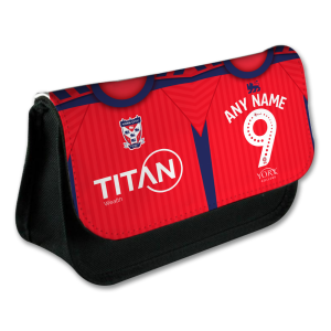 Personalised Pencil Case York City FC Home Shirt 2026/27 Name & Number