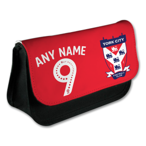 Personalised Pencil Case York City FC Name & Number