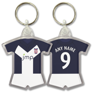 Personalised Shirt Keyring York City FC Away 2019 Shirt Keyring