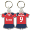 Personalised Shirt Keyring York City FC Home 1989 Shirt Keyring