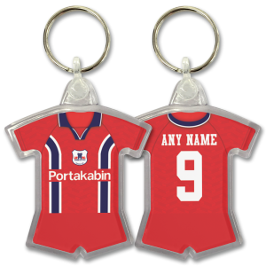 Personalised Shirt Keyring York City FC Home 1997 Shirt Keyring