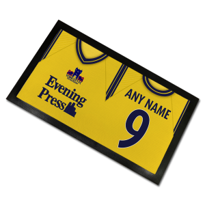 Personalised Bar Runner York City FC Away 2001 Shirt Name & Number
