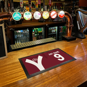 Alternative view of Personalised Bar Runner York City FC Home 1974 Shirt Name & Number
