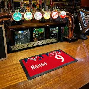 Alternative view of Personalised Bar Runner York City FC Home 1989 Shirt Name & Number