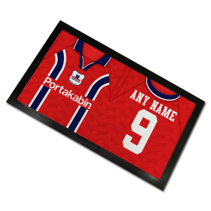Personalised Bar Runner York City FC Home 1997 Shirt Name & Number