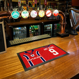 Alternative view of Personalised Bar Runner York City FC Home 1997 Shirt Name & Number