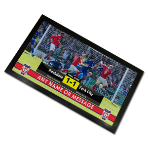 Personalised Bar Runner York City FC Stones Celebration Goal