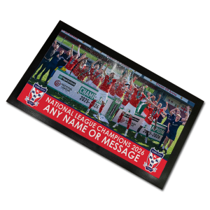 Personalised Bar Runner York City FC Trophy Celebration Photo 2026