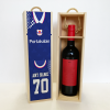 Personalised YCFC Wooden Wine Box Away 1995 Shirt Name & Number