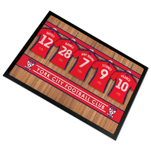 Personalised Door Mat York City FC Changing Room 2026