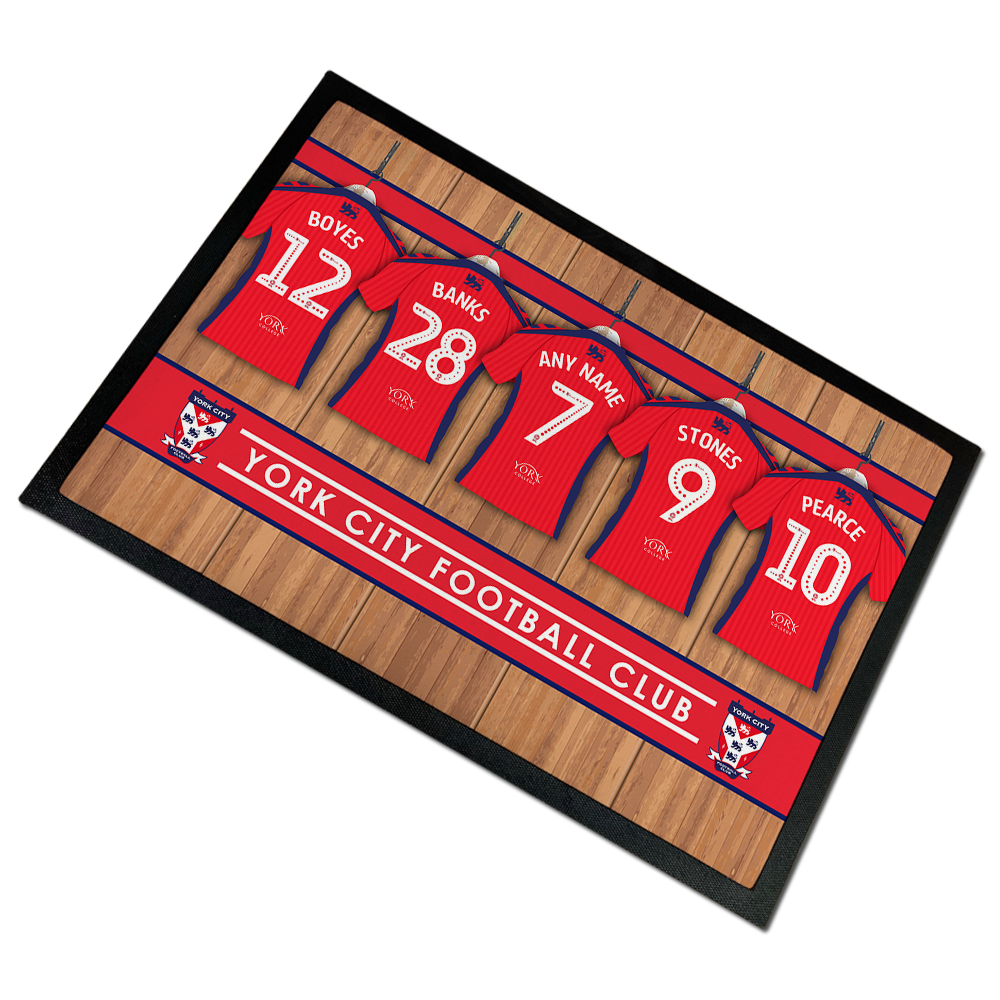 Personalised Door Mat York City FC Changing Room 2026