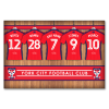 Personalised Aluminium Wall Art York City FC Changing Room 2026